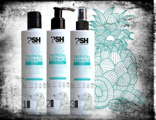 TROPICAL ESSENCE set - shampoo, conditioner, lotion