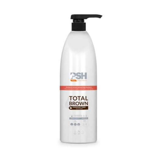 Golden and brown shampoo