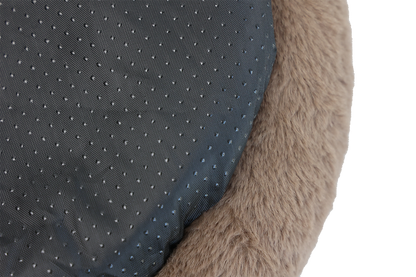 UNIQ PETS dog bed oval PAW brown L