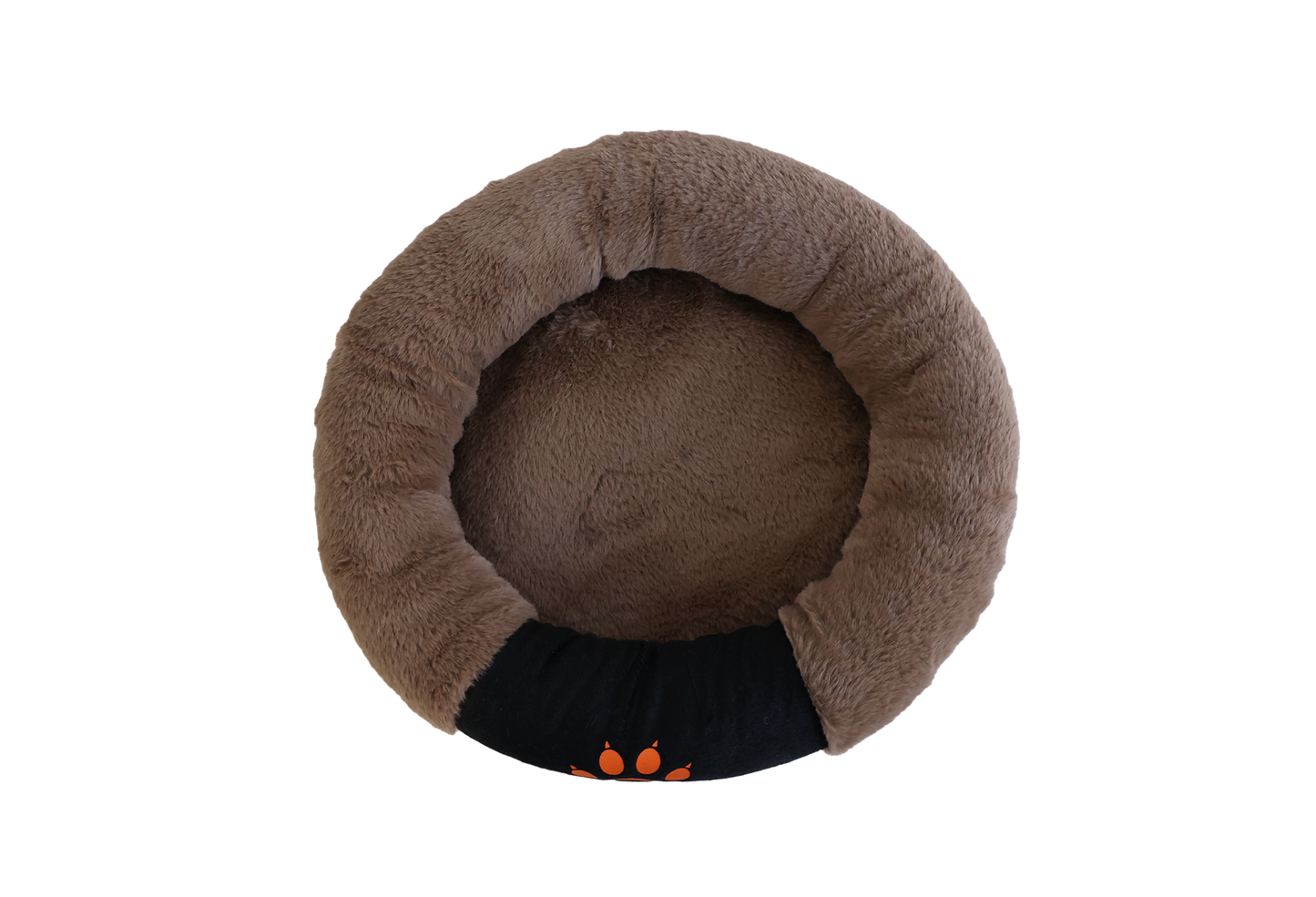 UNIQ PETS dog bed oval PAW brown L