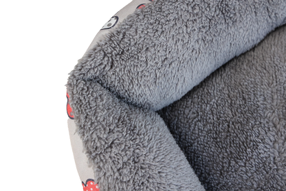 SNAPPY Rectangular pet bed BOX grey M
